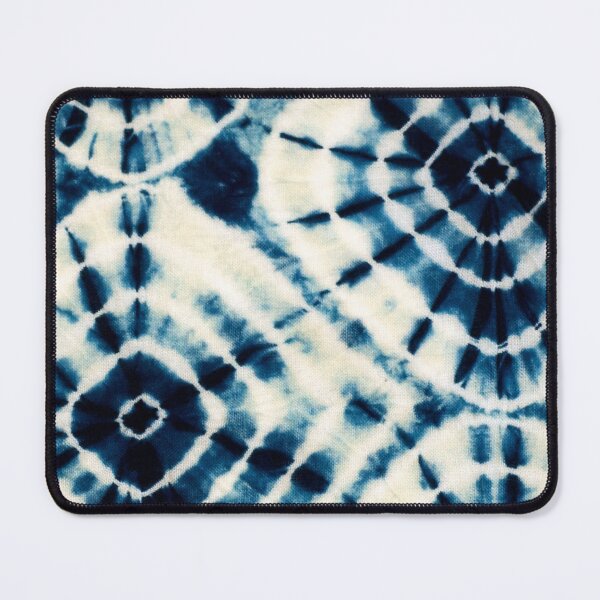 Item preview, Tie die - indigo, dark blue on white, diamonds. Traditional. designed and sold by JellyBeenzz.