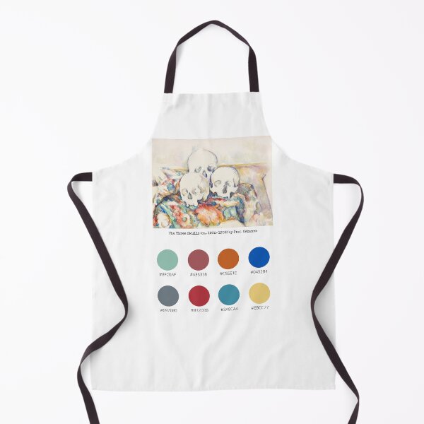 Item preview, Colour Palette of The Three Skulls (ca. 1902–1906) by Paul Cézanne designed and sold by CoffeewithAnh.