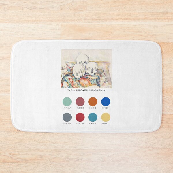 Item preview, Colour Palette of The Three Skulls (ca. 1902–1906) by Paul Cézanne designed and sold by CoffeewithAnh.