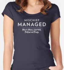 Mischief Managed Women's Fitted Scoop T-Shirt