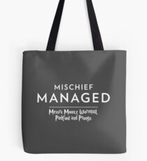 Mischief Managed Tote Bag
