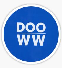 Doo WW Wildwood - Blue Sticker