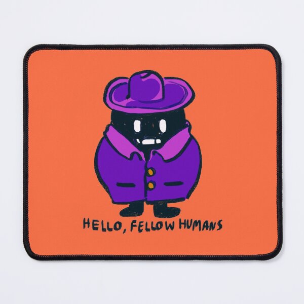 Item preview, I draw krobus in cinema disguise / hello fellow humans / stardew valley designed and sold by RansRoom.