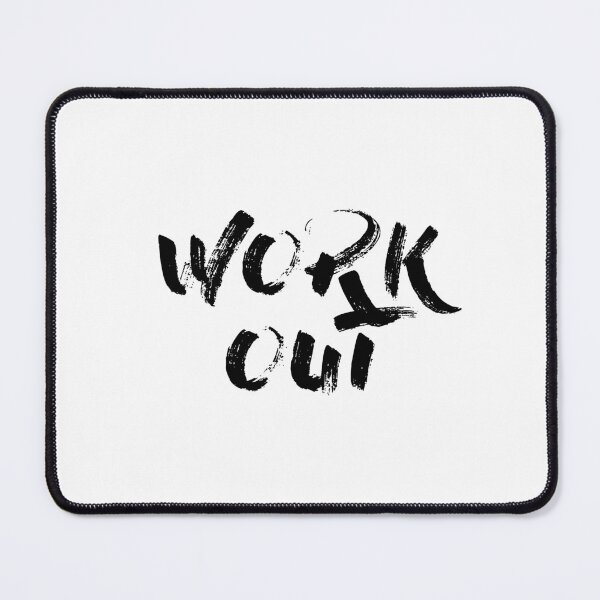 Item preview, Work out, typography design designed and sold by Slavic1991.