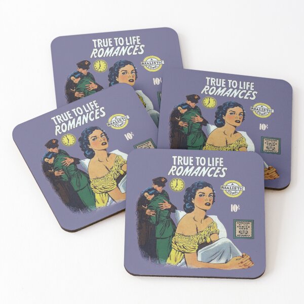Item preview, WW2 Soldier Embracing Beautiful Black Haired Crying Woman Vintage Comic designed and sold by TrulyEpoque.