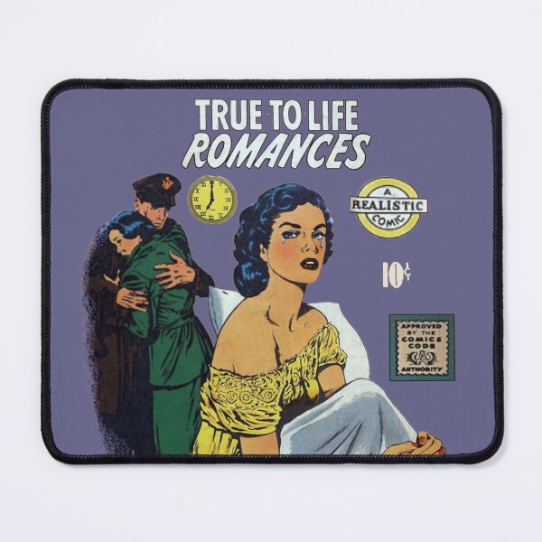 Item preview, WW2 Soldier Embracing Beautiful Black Haired Crying Woman Vintage Comic designed and sold by TrulyEpoque.