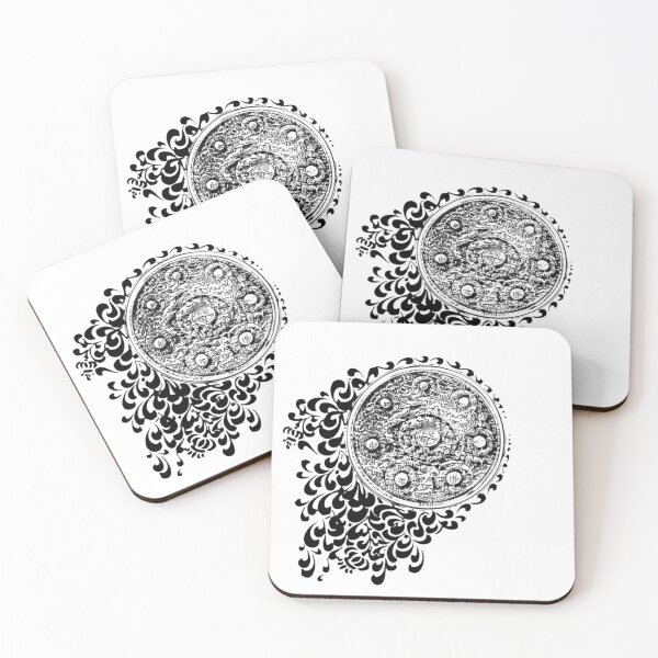 Item preview, handpan Ivy vine pattern design  designed and sold by TrippyEarth.