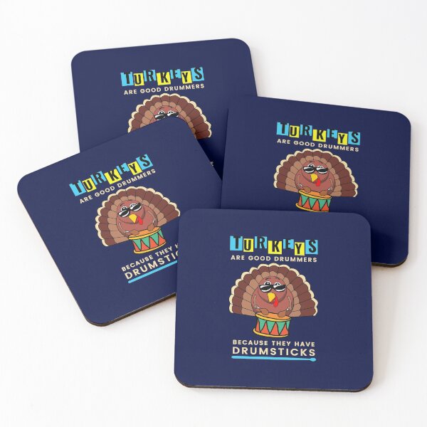 Item preview, Turkeys Are Good Drummers Because They Have Drumsticks designed and sold by DoherDesigns.