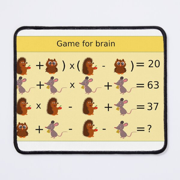 Item preview, Kids Math Games Puzzle Math Mathematics Employing   Logic designed and sold by Reo12.