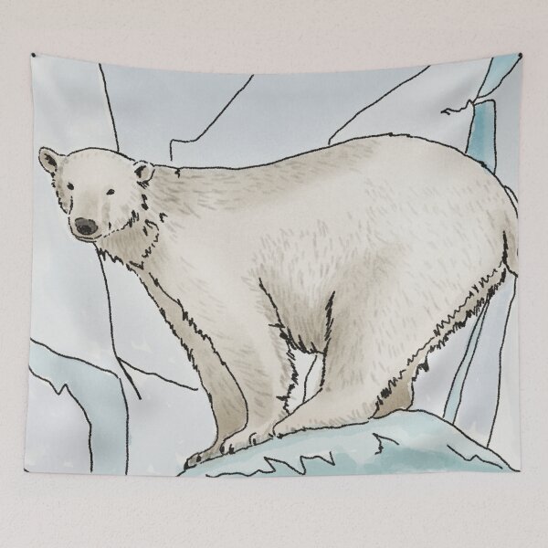 Item preview, Polar Bear - Watercolor Painting designed and sold by BunnyBizarre.