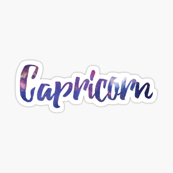 Capricorn Zodiac Sign Sticker