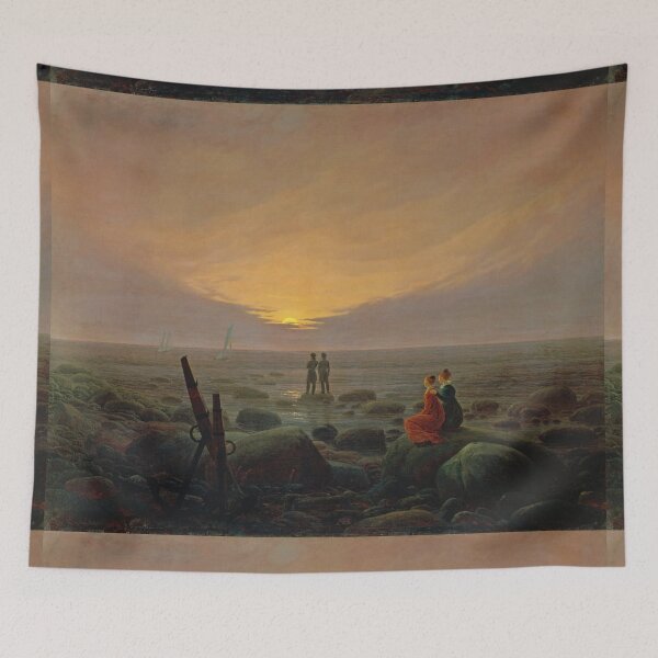 Item preview,  Moon Rising Over the Sea 1821  - Caspar David Friedrich designed and sold by Vintage Designs +.