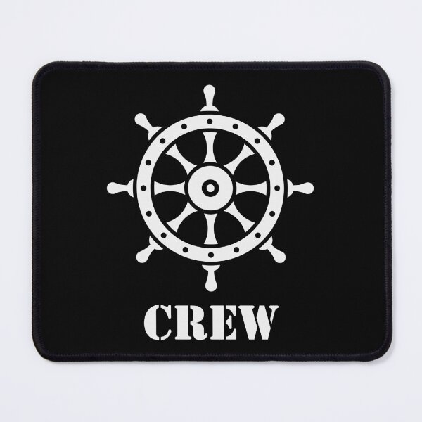 Item preview, Crew (Crew Complement / Ship’s Wheel / White) designed and sold by MrFaulbaum.