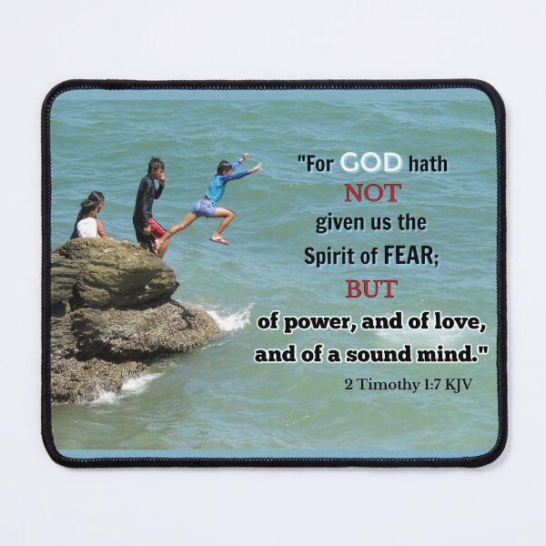 Item preview, 2 Timothy 1:7 No Fear designed and sold by Linda Walsh.