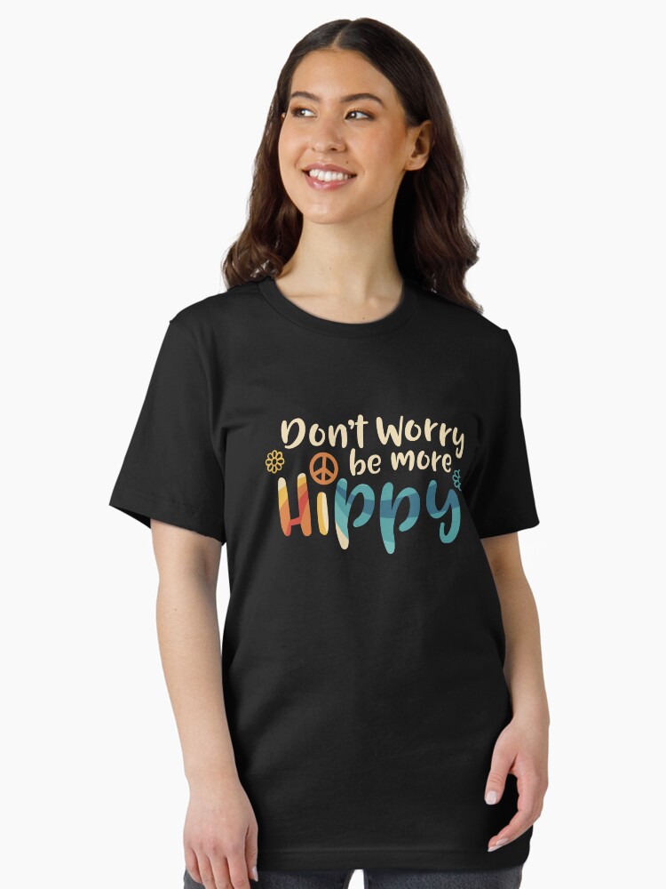 Thumbnail 1 of 7, Essential T-Shirt, Don't Worry be more Hippy / Happy designed and sold by Joemungus.