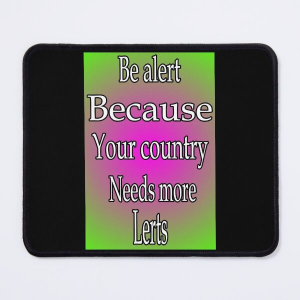 Item preview, Be Alert - Words designed and sold by PicsByTony.