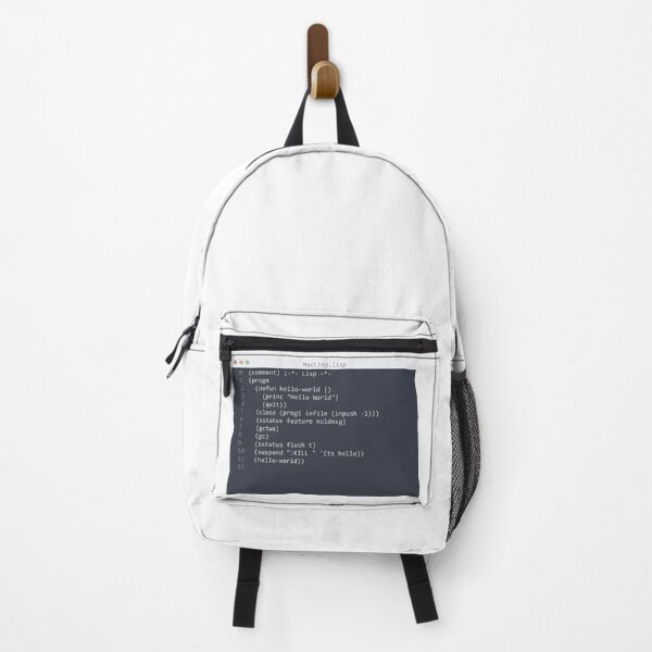 Item preview, . MacLisp language Hello World program sample in editor window designed and sold by IuriiVlasenko.