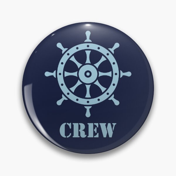 Item preview, Crew (Crew Complement / Ship’s Wheel / Skyblue) designed and sold by MrFaulbaum.