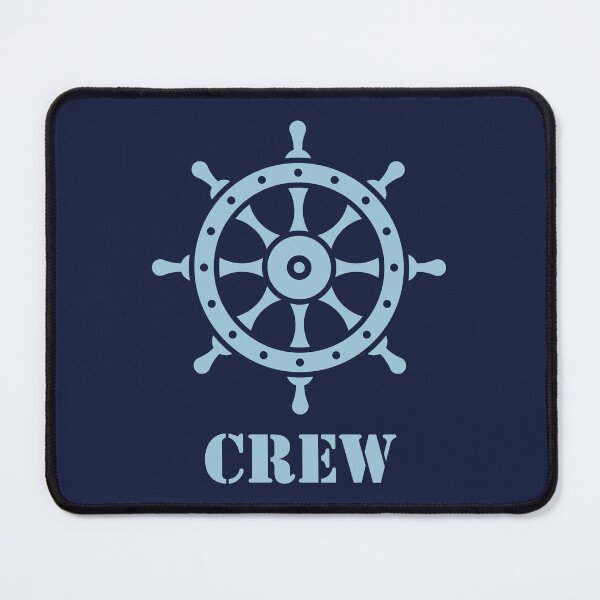 Item preview, Crew (Crew Complement / Ship’s Wheel / Skyblue) designed and sold by MrFaulbaum.