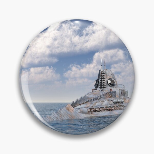 Item preview, Fantasy submarine in open sea designed and sold by MIRO3D.