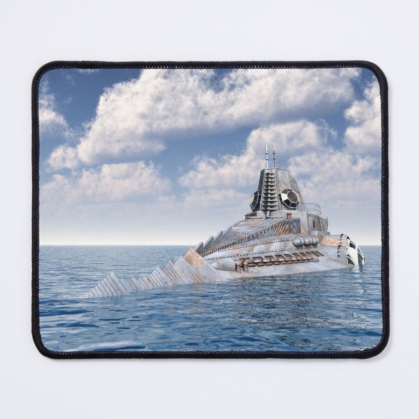 Item preview, Fantasy submarine in open sea designed and sold by MIRO3D.