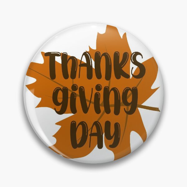 Item preview, Thanksgiving day greeting on maple leaf designed and sold by CutieBlue.