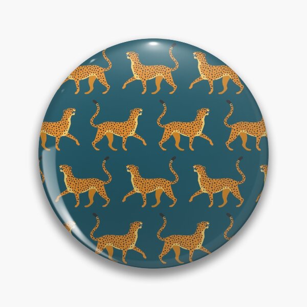 Item preview, Teal Blue Leopard Pattern designed and sold by thelustrous.