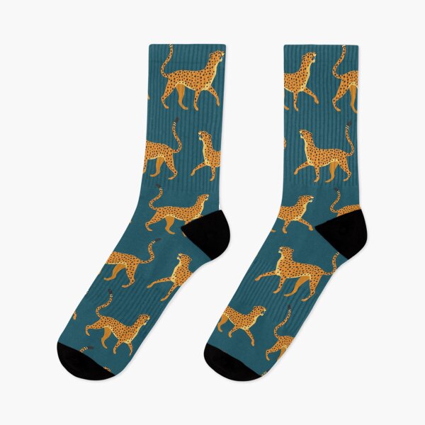 Item preview, Teal Blue Leopard Pattern designed and sold by thelustrous.