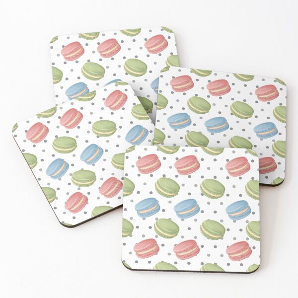 Item preview, Macarons and polka dot pattern designed and sold by FunnyChameleon.