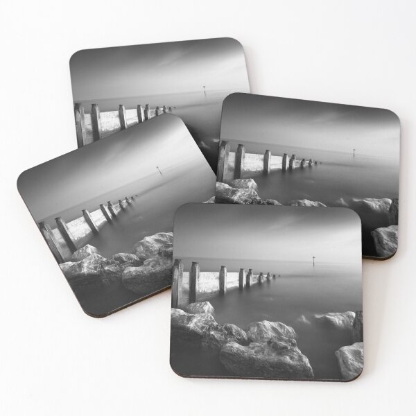 Item preview, Black and White Sea Defences designed and sold by Craig Joiner.