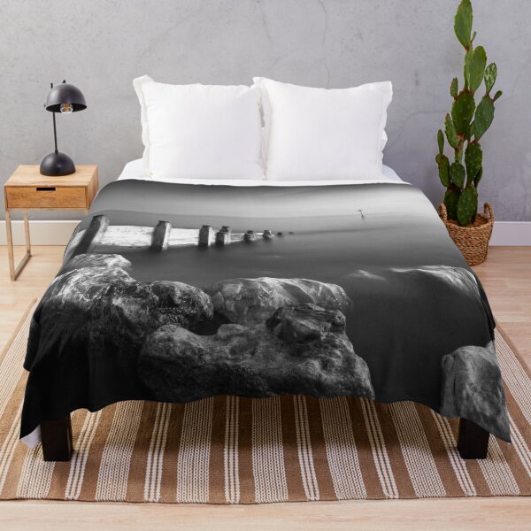 Item preview, Black and White Sea Defences designed and sold by Craig Joiner.