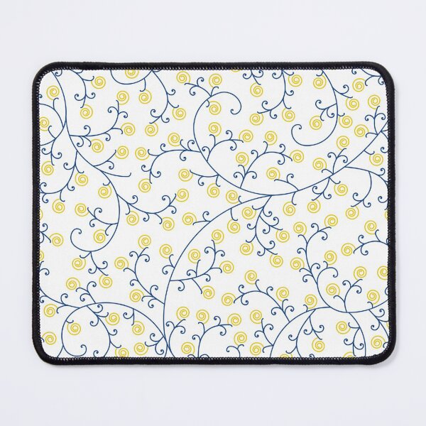 Item preview, Yellow Roses Blue Leaves Seamless Floral Pattern designed and sold by dass-art.