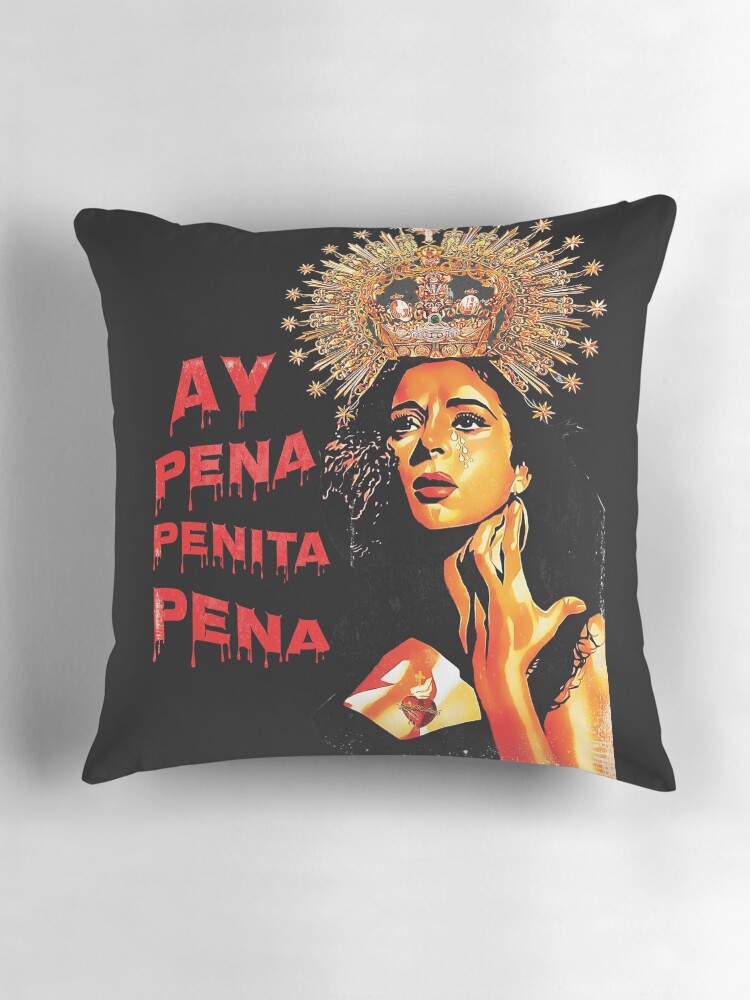 Imagen 3 de 4, Cojín con la obra Lola Flores Pena Penita pena , diseñada y vendida por danimota.
