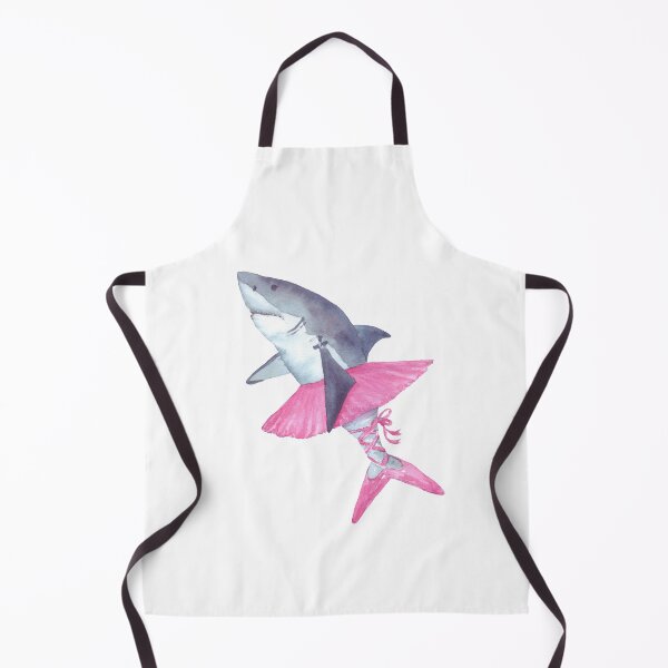 Item preview, Shark ballerina in tutu and pointe shoes designed and sold by apelsishka-art.