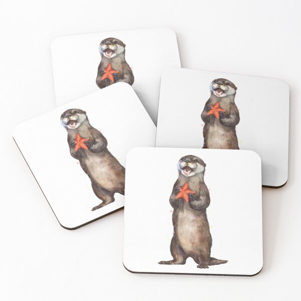 Item preview, Otterly Delighted Otter designed and sold by lauragraves.