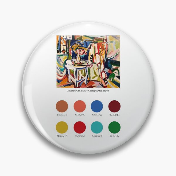Item preview, Colour Palette of Interior (ca.1915)by Henry Lyman Sayen designed and sold by CoffeewithAnh.