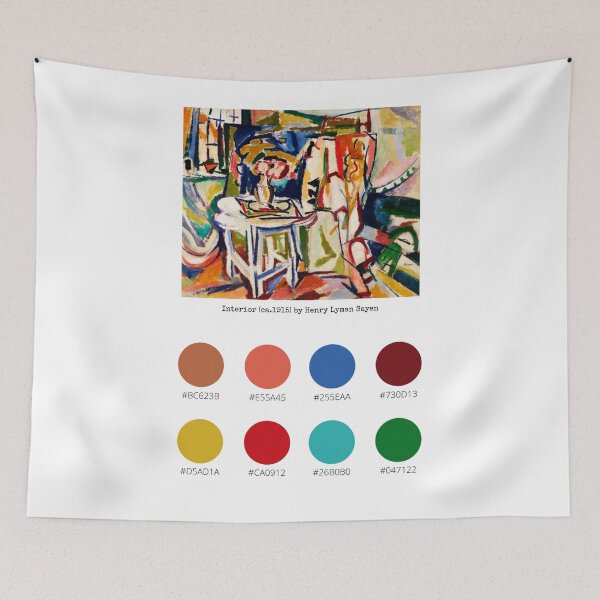 Item preview, Colour Palette of Interior (ca.1915)by Henry Lyman Sayen designed and sold by CoffeewithAnh.