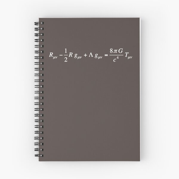 Item preview, Einstein field equation of general relativity grey version, physics and science designed and sold by NoetherSym.