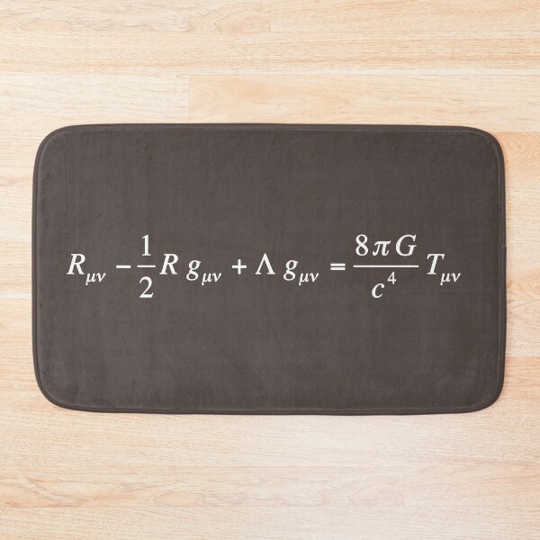 Item preview, Einstein field equation of general relativity grey version, physics and science designed and sold by NoetherSym.