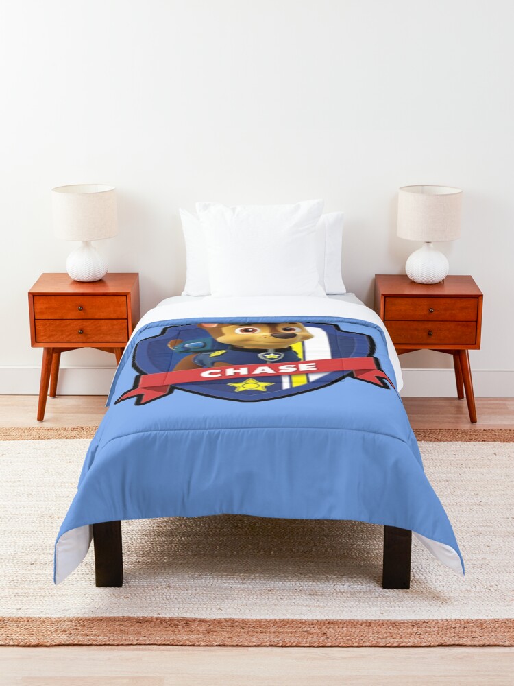 Paw Patrol Chase Comforter for Sale by VitezCrni Redbubble