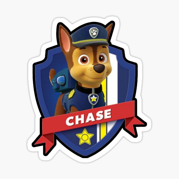 Sticker La Pat' Patrouille - Chase Mighty Pups