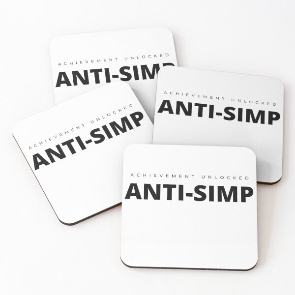 Item preview, ACHIEVEMENT unlocked: ANTI-SIMP designed and sold by Tiredmenphilo.