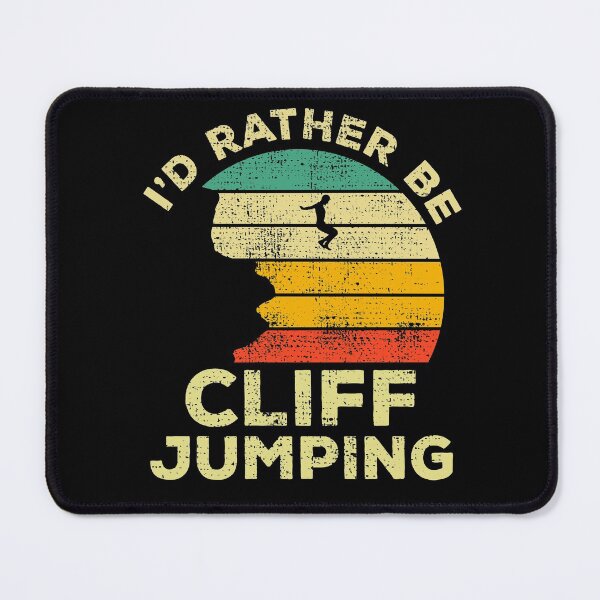 Item preview, I’d Rather Be Cliff Jumping Vintage Gift For Cliff Jumpers designed and sold by JokeGysen.