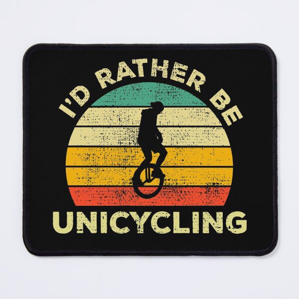 Item preview, I’d Rather Be Unicycling Vintage Gift For Unicyclers designed and sold by JokeGysen.