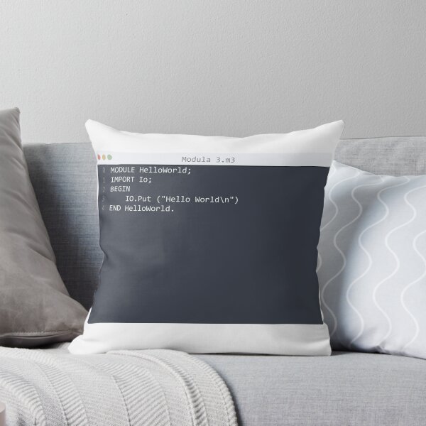 Item preview, . Modula 3 language Hello World program sample in editor window designed and sold by IuriiVlasenko.