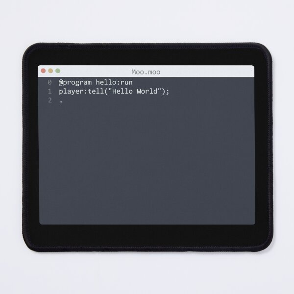 Item preview, . Moo language Hello World program sample in editor window designed and sold by IuriiVlasenko.
