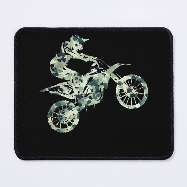 Item preview, Motocross Dirt Bike Racing Camo Motorcycle Rider designed and sold by roxy7922.