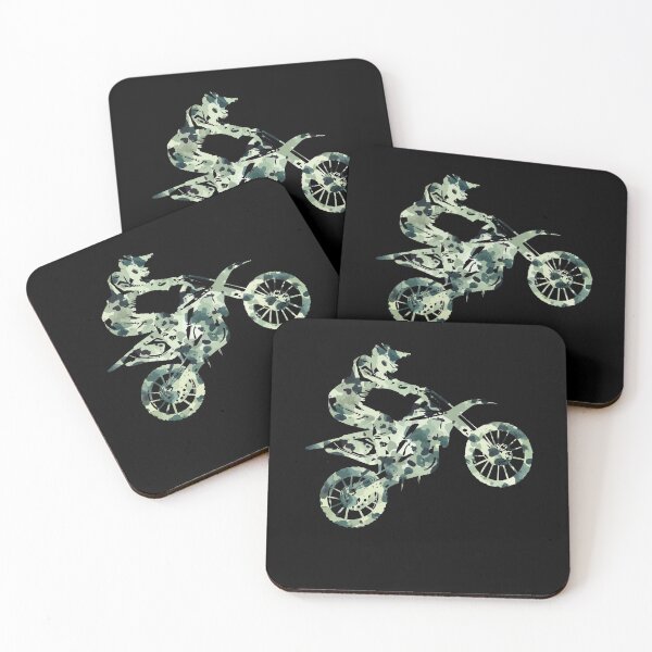 Item preview, Motocross Dirt Bike Racing Camo Motorcycle Rider designed and sold by roxy7922.