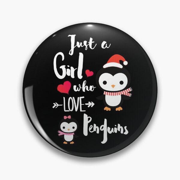 Item preview, Just A Girl Who Loves Penguins designed and sold by Preety Padhiyar.