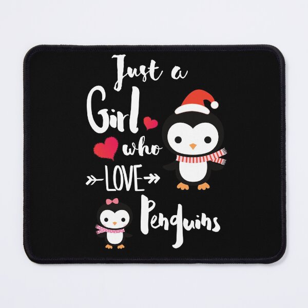 Item preview, Just A Girl Who Loves Penguins designed and sold by Preety Padhiyar.